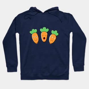 3 Cute Carrots Hoodie